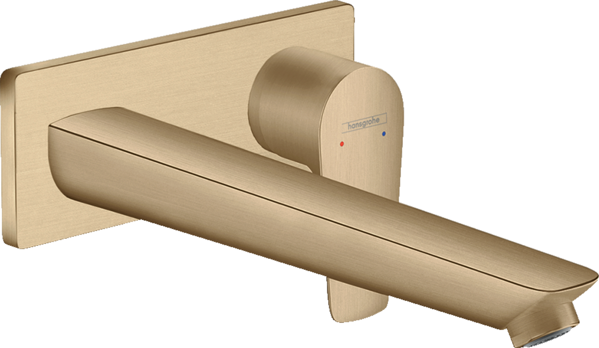 Hansgrohe Talis E Single Lever Basin Mixer For Concealed Installation With Spout 225 mm - Brushed Bronze - 71734140