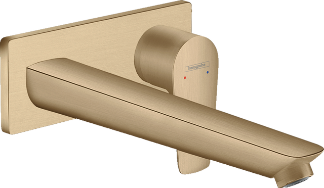 Hansgrohe Talis E Single Lever Basin Mixer For Concealed Installation With Spout 225 mm - Brushed Bronze - 71734140