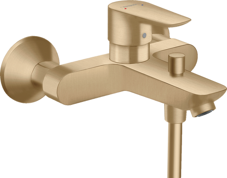Hansgrohe Talis E Single Lever Manual Bath Mixer For Exposed Installation - Brushed Bronze - 71740140