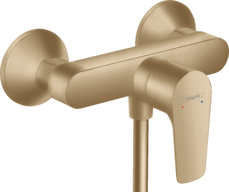 Hansgrohe Talis E Single Lever Manual Shower Mixer For Exposed Installation - Brushed Bronze - 71760140