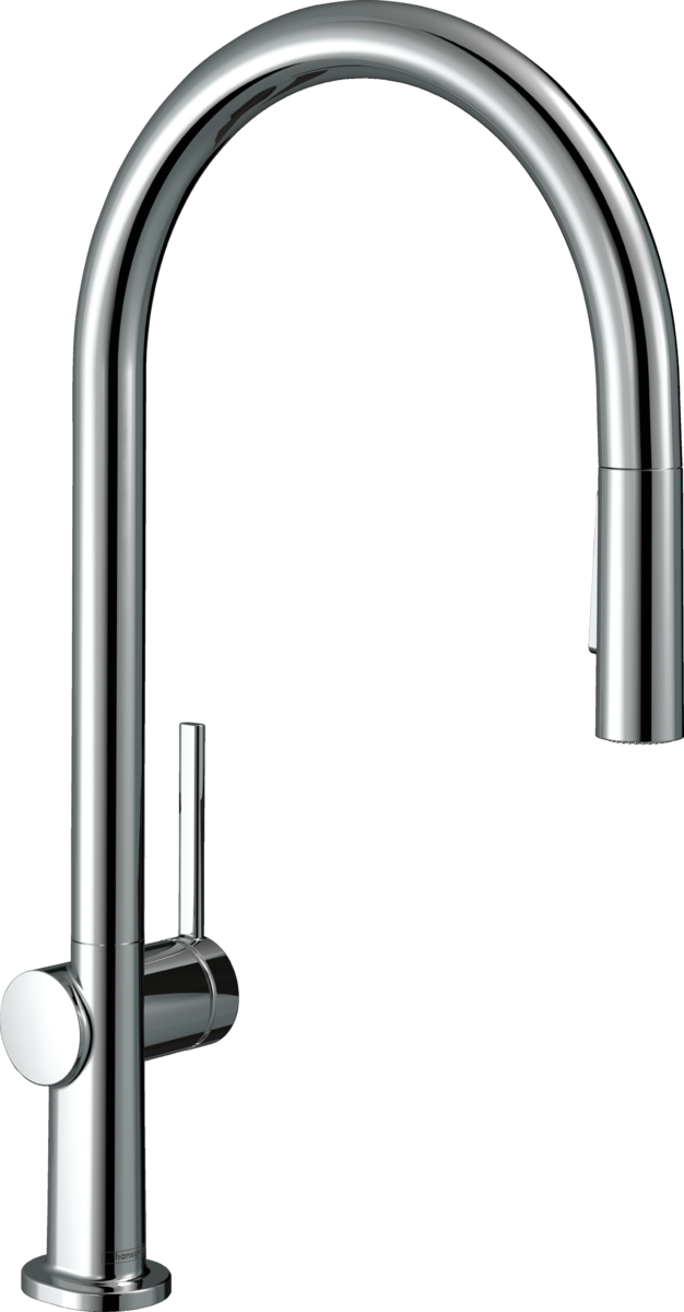 Hansgrohe Talis M54 Single Lever Kitchen Mixer 210 With Pull-out Spray 2 Spray Modes - Chrome - 72800000