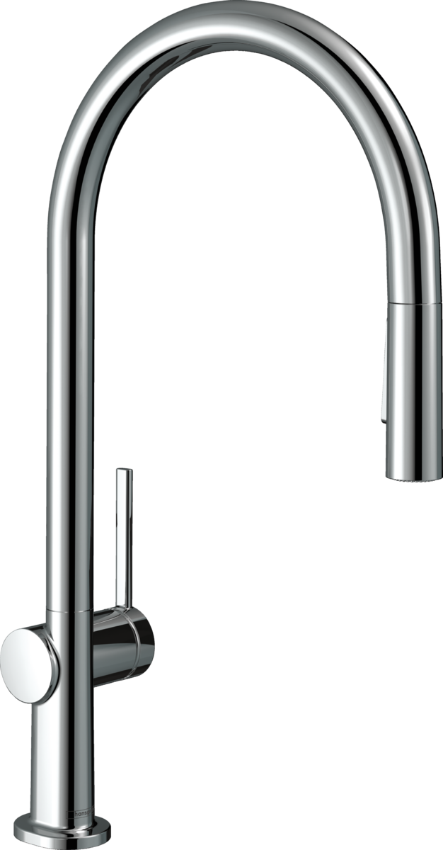 Hansgrohe Talis M54 Single Lever Kitchen Mixer 210 Eco With Pull-out Spray 2 Spray Modes - Chrome - 72842000