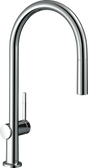 Hansgrohe Talis M54 Single Lever Kitchen Mixer 210 With Pull-out Spout Single Spray Mode - Chrome - 72802000