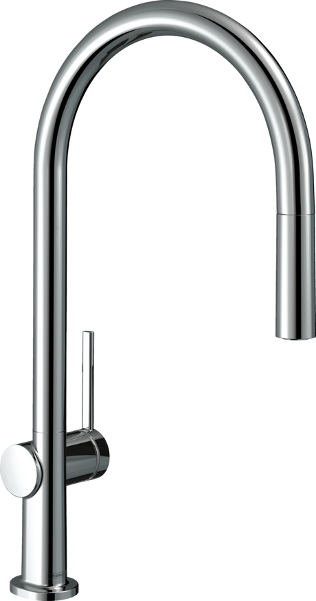 Hansgrohe Talis M54 Single Lever Kitchen Mixer 210 With Pull-out Spout And Sbox Single Spray Mode - Chrome - 72803000