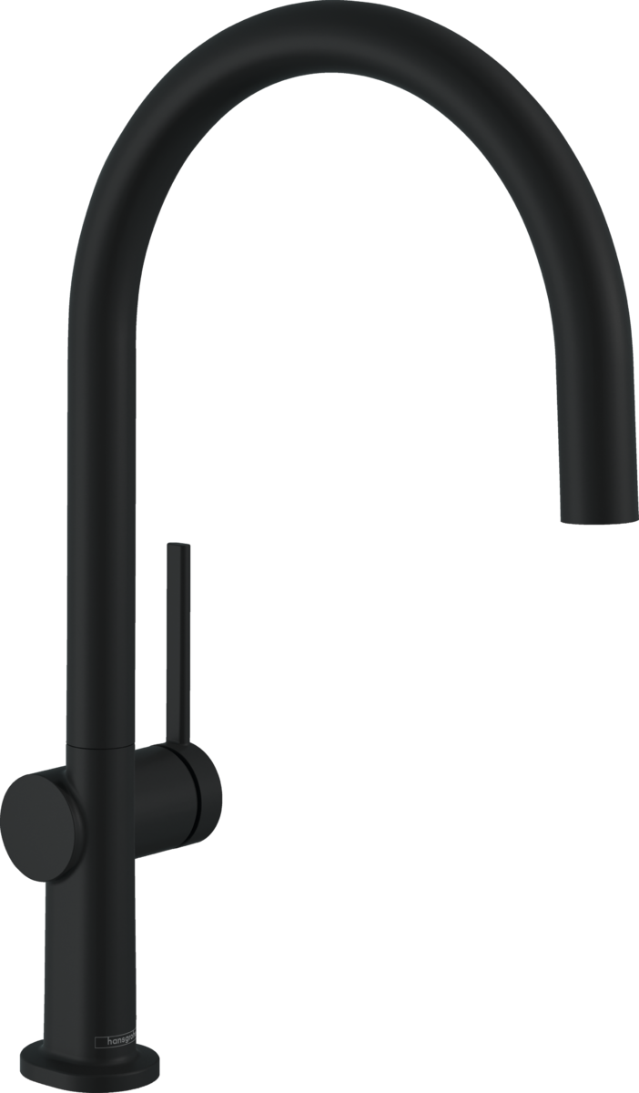 Hansgrohe Talis M54 Single Lever Kitchen Mixer 220 Single Spray Mode - Matt Black - 72804670