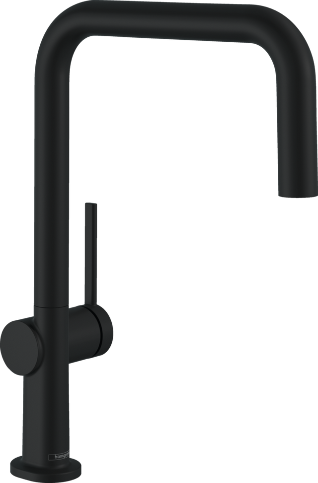 Hansgrohe Talis M54 Single Lever Kitchen Mixer U 220 Eco Single Spray Mode - Matt Black - 72844670
