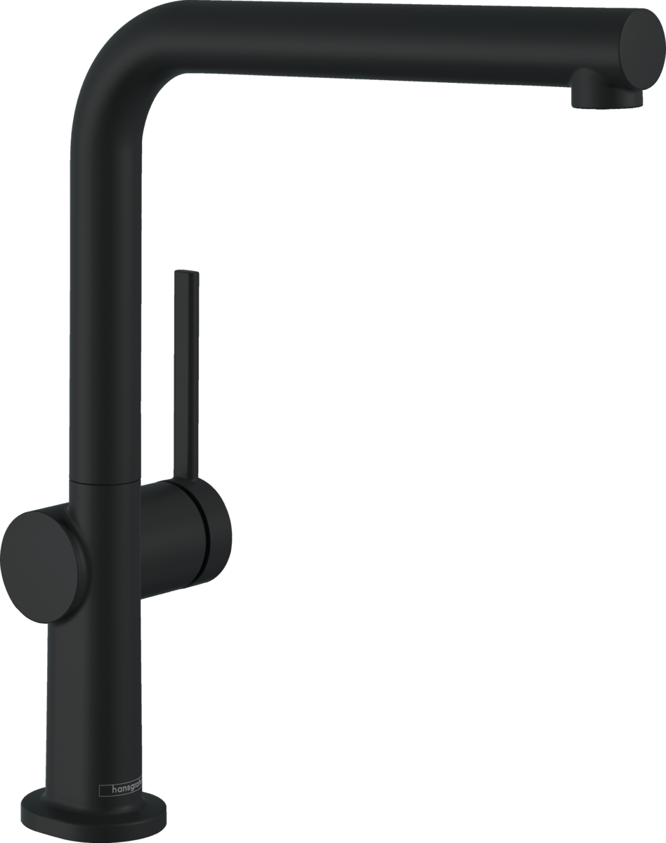 Hansgrohe Talis M54 Single Lever Kitchen Mixer 270 Single Spray Mode - Matt Black - 72840670