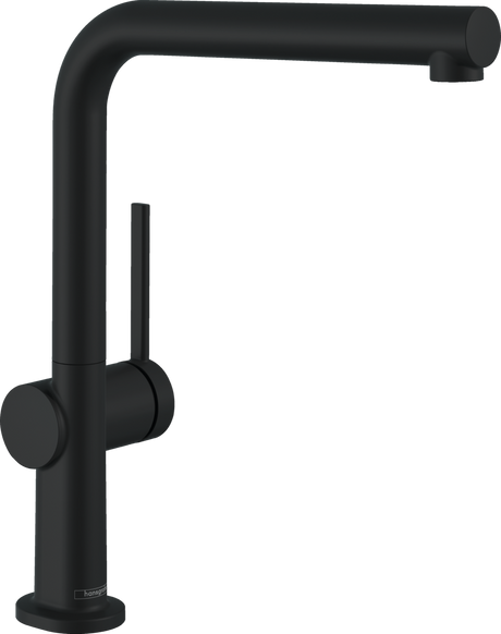 Hansgrohe Talis M54 Single Lever Kitchen Mixer 270 Single Spray Mode - Matt Black - 72840670
