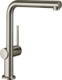 Hansgrohe Talis M54 Single Lever Kitchen Mixer 270 Single Spray Mode - Stainless Steel - 72840800