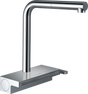 Hansgrohe Aquno Select M81 Single Lever Kitchen Mixer 250 Pull-out Spout 2 Spray Modes - Chrome - 73836000
