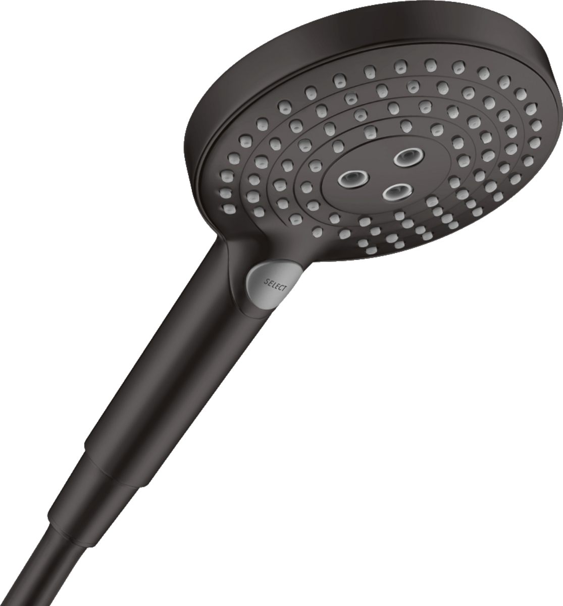 Hansgrohe Raindance Select S Hand Shower 120 3jet PowderRain - Matt Black - 26014670
