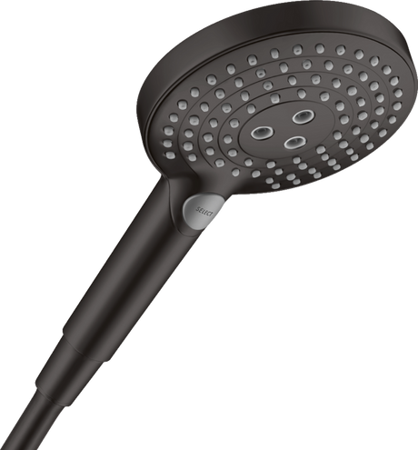 Hansgrohe Raindance Select S Hand Shower 120 3jet PowderRain - Matt Black - 26014670