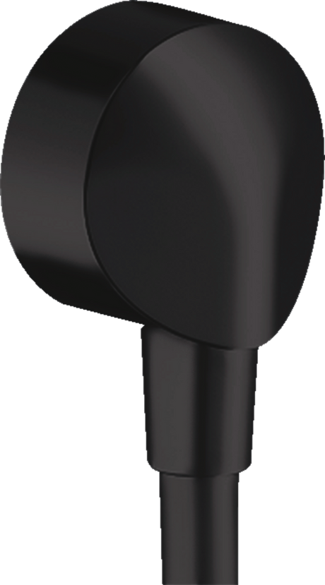 Hansgrohe FixFit Wall Outlet E Without Non-Return Valve - Matt Black - 27454670