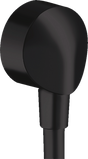 Hansgrohe FixFit Wall Outlet E Without Non-Return Valve - Matt Black - 27454670