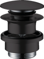Hansgrohe Waste Set Brass Push-open For Basin And Bidet Mixers - Matt Black - 50100670