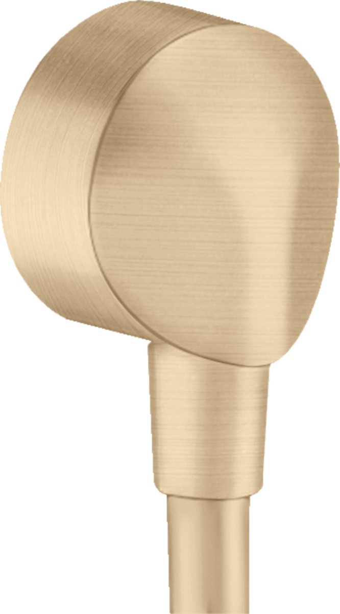 Hansgrohe FixFit Wall Outlet E Without Non-Return Valve - Brushed Bronze - 27454140