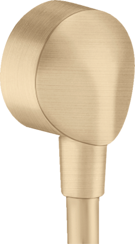 Hansgrohe FixFit Wall Outlet E Without Non-Return Valve - Brushed Bronze - 27454140