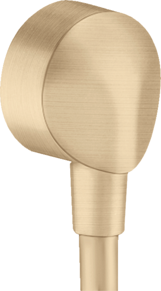 Hansgrohe FixFit Wall Outlet E Without Non-Return Valve - Brushed Bronze - 27454140