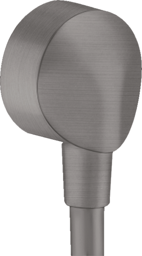 Hansgrohe FixFit Wall Outlet E Without Non-Return Valve - Brushed Black Chrome - 27454340