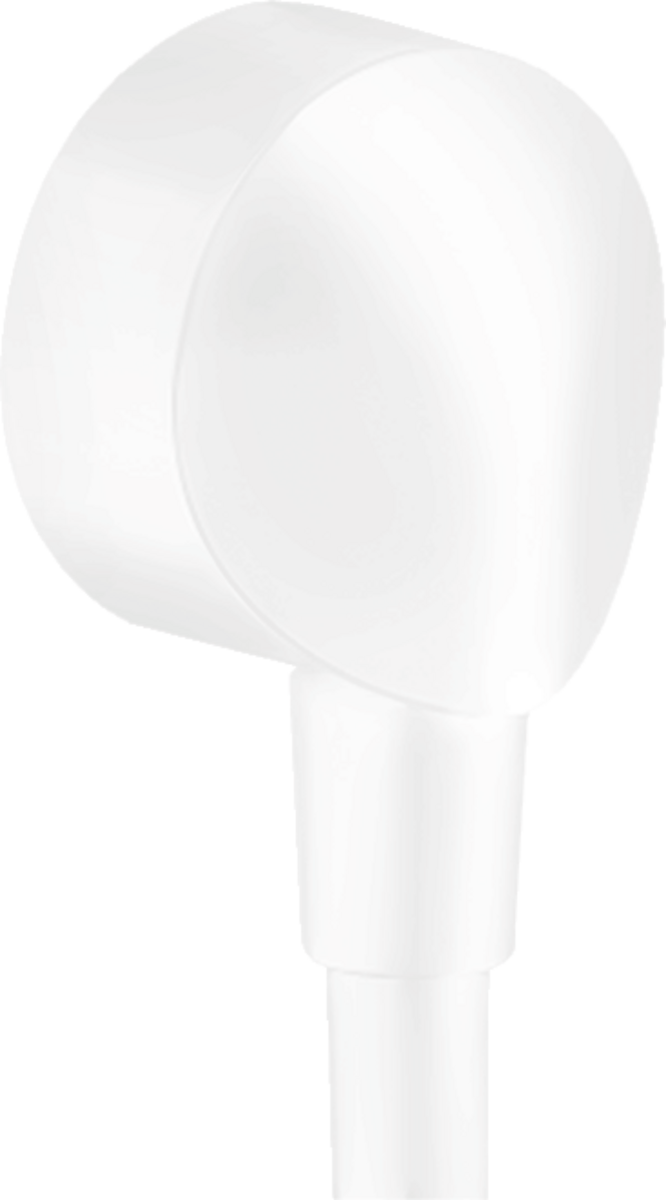 Hansgrohe FixFit Wall Outlet E Without Non-Return Valve - Matt White - 27454700