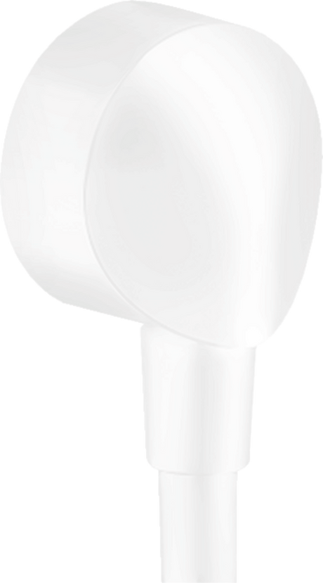 Hansgrohe FixFit Wall Outlet E Without Non-Return Valve - Matt White - 27454700