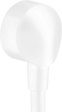 Hansgrohe FixFit Wall Outlet E Without Non-Return Valve - Matt White - 27454700