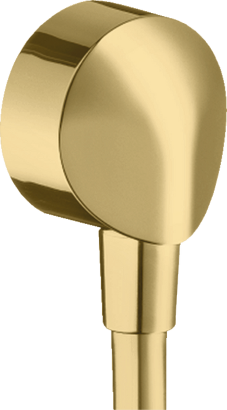 Hansgrohe FixFit Wall Outlet E Without Non-Return Valve - Polished Gold Optic - 27454990