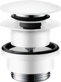 Hansgrohe Waste Set Brass Push-open For Basin And Bidet Mixers - Matt White - 50100700