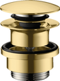 Hansgrohe Waste Set Brass Push-open For Basin And Bidet Mixers - Polished Gold-optic - 50100990