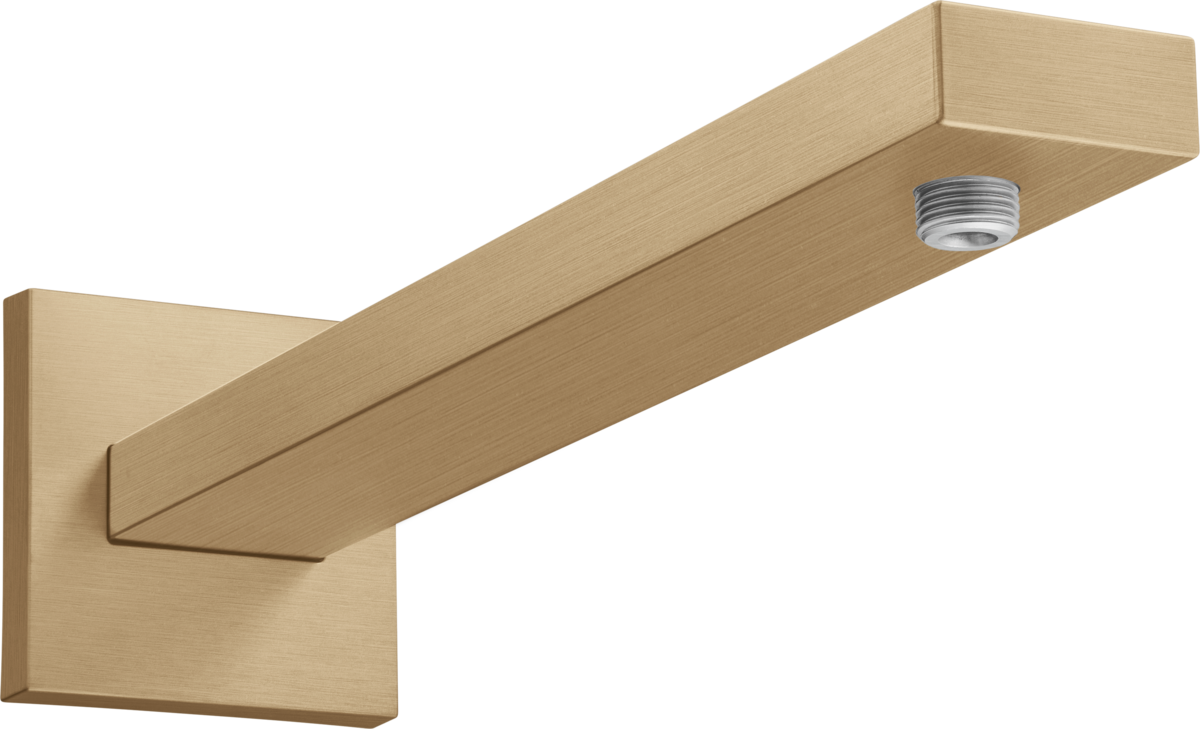 Hansgrohe Shower Arm E 390 mm With Rectangular Shaft - Brushed Bronze - 27694140