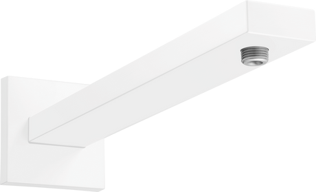 Hansgrohe Shower Arm E 390 mm With Rectangular Shaft - Matt White - 27694700