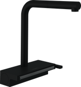 Hansgrohe Aquno Select M81 Single Lever Kitchen Mixer 250 Pull-out Spout 2 Spray Modes - Matt Black - 73836670