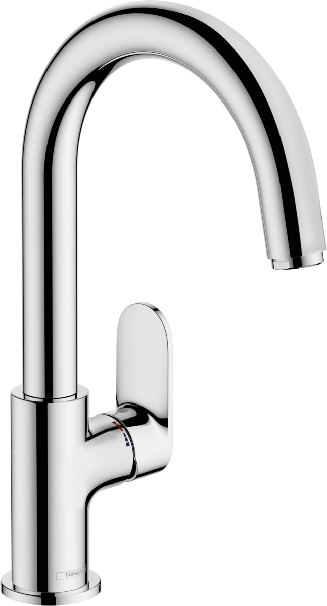 Hansgrohe Vernis Blend Single Lever Basin Mixer With Swivel Spout And Pop-up Waste Set - Chrome - 71554000