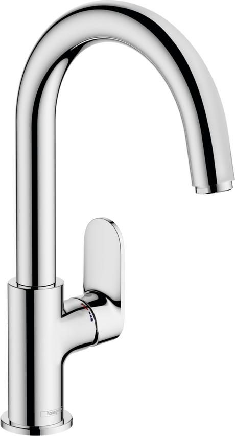 Hansgrohe Vernis Blend Single Lever Basin Mixer With Swivel Spout And Pop-up Waste Set - Chrome - 71554000