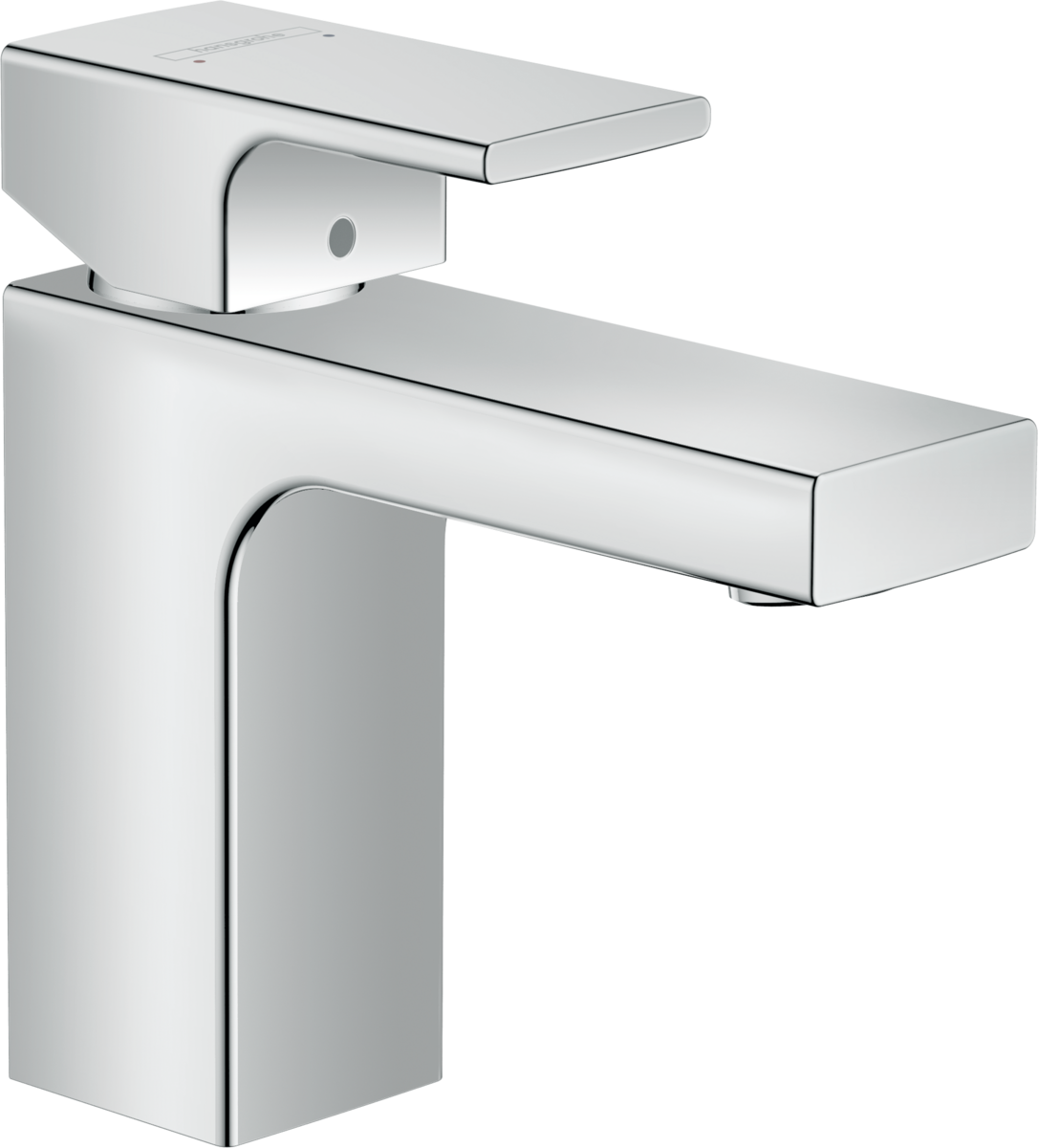 Hansgrohe Vernis Shape Single Lever Basin Mixer 100 Without Waste Set - Chrome - 71569000