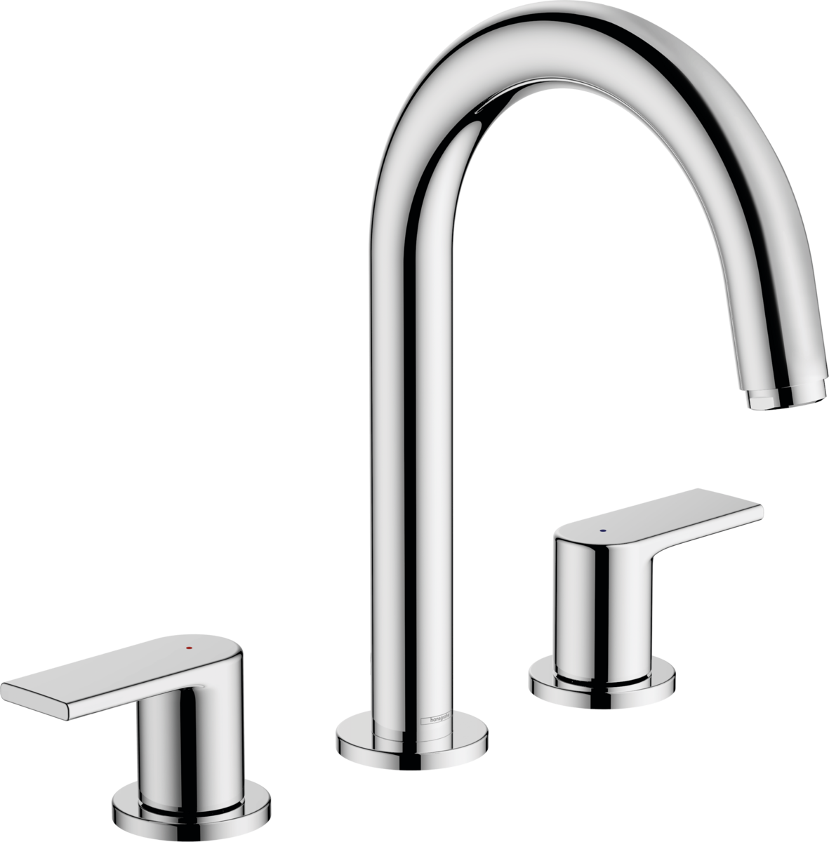 Hansgrohe Vernis Shape 3-hole Basin Mixer with Pop-up Waste Set - Chrome - 71563000