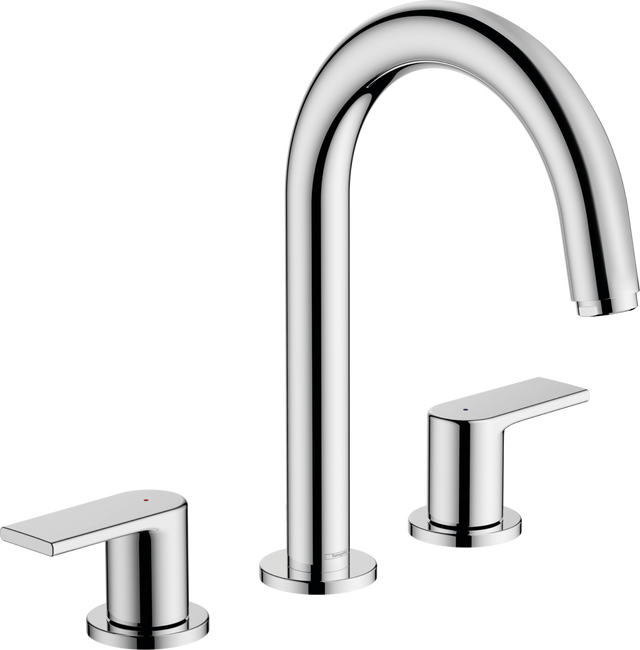 Hansgrohe Vernis Shape 3-hole Basin Mixer with Pop-up Waste Set - Chrome - 71563000