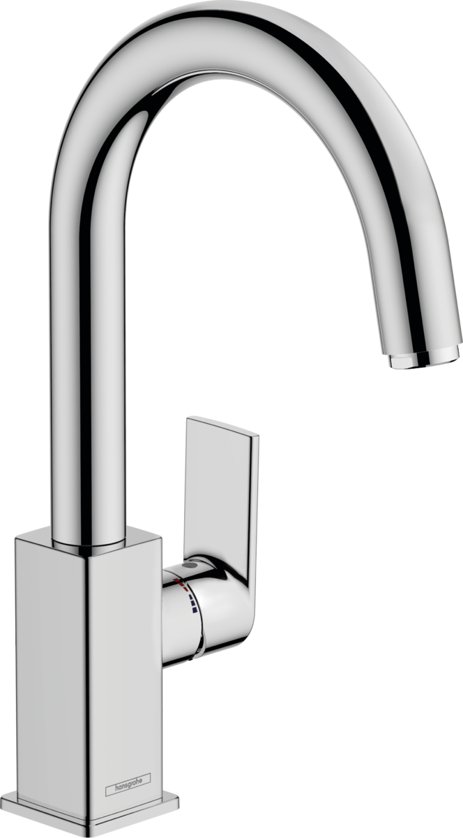 Hansgrohe Vernis Shape Single Lever Basin Mixer with Swivel Spout And Pop-up Waste Set - Chrome - 71564000