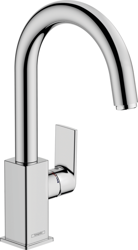 Hansgrohe Vernis Shape Single Lever Basin Mixer with Swivel Spout And Pop-up Waste Set - Chrome - 71564000