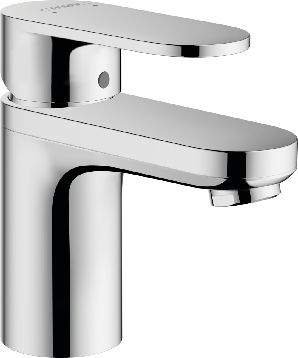 Hansgrohe Vernis Blend Single Lever Basin Mixer 70 with Isolated Water Conduction And Pop-up Waste Set - Chrome - 71570000