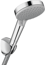 Hansgrohe Vernis Blend Shower Holder Set 100 Vario EcoSmart With Shower Hose 1600mm - Chrome - 26278000