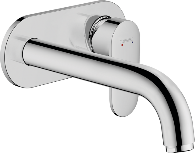 Hansgrohe Vernis Blend Single Lever Basin Mixer For Concealed Installation Wall-mounted With Spout 207 mm - Chrome - 71576000