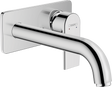 Hansgrohe Vernis Shape Single Lever Basin Mixer For Concealed Installation Wall-mounted With Spout 207mm - Chrome - 71578000