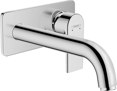 Hansgrohe Vernis Shape Single Lever Basin Mixer For Concealed Installation Wall-mounted With Spout 207mm - Chrome - 71578000