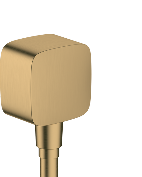 Hansgrohe Fixfit Wall Outlet With Non-return Valve - Brushed Bronze - 26457140