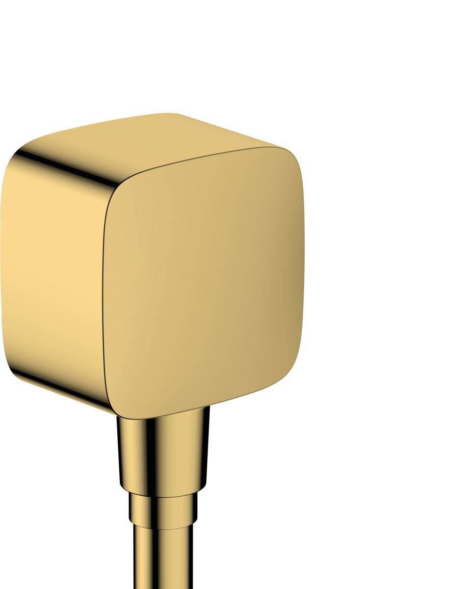 Hansgrohe Fixfit Wall Outlet With Non-return Valve - Polished Gold-optic - 26457990