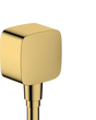 Hansgrohe Fixfit Wall Outlet With Non-return Valve - Polished Gold-optic - 26457990