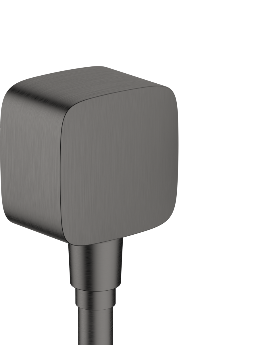 Hansgrohe Fixfit Wall Outlet With Non-return Valve - Brushed Black Chrome - 26457340