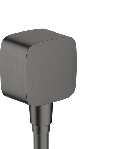 Hansgrohe Fixfit Wall Outlet With Non-return Valve - Brushed Black Chrome - 26457340