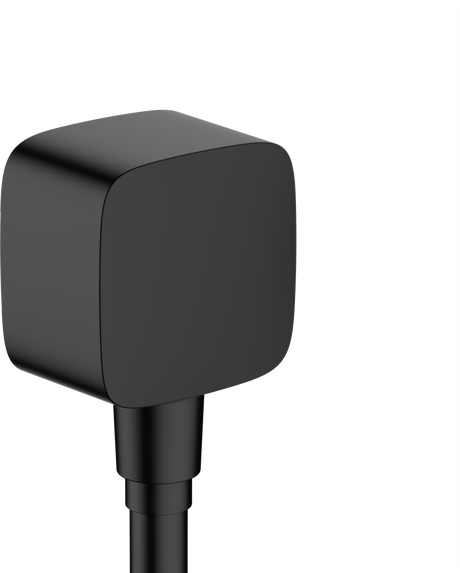 Hansgrohe Fixfit Wall Outlet With Non-return Valve - Matt Black - 26457670